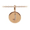 Diamond Pavé Initial Charm J