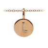 Diamond Pavé Initial Charm L