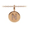 Pavé Initial Charm N