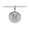 Diamond Pavé Initial Charm N