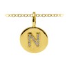 Pavé Initial Charm N