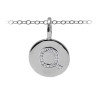 Pavé Initial Charm Q