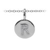 Pavé Initial Charm R