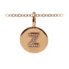 Diamond Pavé Initial Charm Z