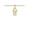 Pavé Hamsa Charm