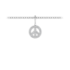 Pavé Peace Sign Charm
