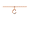 Diamond Pavé Letter Charm C