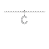 Pavé Letter Charm C
