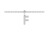 Pavé Letter Charm F