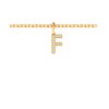Diamond Pavé Letter Charm F