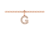 Pavé Letter Charm G
