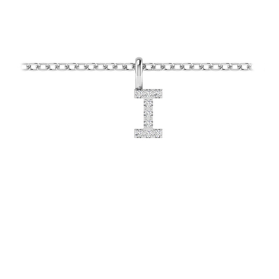 Diamond Pavé Letter Charm I