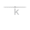 Pavé Letter Charm K