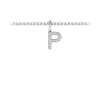Pavé Letter Charm P