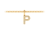 Diamond Pavé Letter Charm P