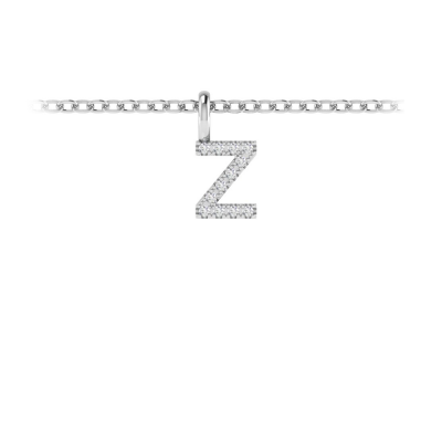 Diamond Pavé Letter Charm Z