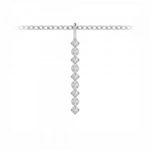 Art Deco Diamond Bar Pendant