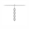 Intertwined Pavé Bar Pendant