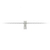 Prong Set Baguette Moissanite Birthstone Bead Charm