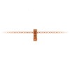 Prong Set Baguette Garnet Birthstone Bead Charm