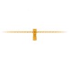 Prong Set Baguette Citrine Birthstone Bead Charm