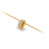 Prong Set Baguette CZ Birthstone Bead Charm