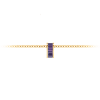 Channel Set Baguette Alexandrite Birthstone Bead Charm