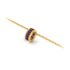 Channel Set Baguette Alexandrite Birthstone Bead Charm