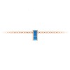 Channel Set Baguette Topaz Birthstone Bead Charm