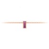 Channel Set Baguette Tourmaline Birthstone Bead Charm