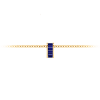 Channel Set Baguette Sapphire Birthstone Bead Charm