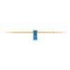 Channel Set Baguette Topaz Birthstone Bead Charm