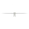 Channel Set Baguette Moissanite Birthstone Bead Charm