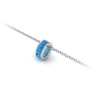 Channel Set Baguette Topaz Birthstone Bead Charm