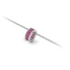 Channel Set Baguette Tourmaline Birthstone Bead Charm