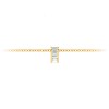 Channel Set Baguette Lab Diamond Birthstone Bead Charm
