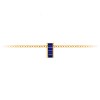 Channel Set Baguette Sapphire Birthstone Bead Charm