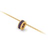 Channel Set Baguette Alexandrite Birthstone Bead Charm