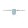 Pavè Aquamarine Birthstone Bead Charm