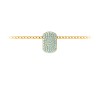 Pavè Aquamarine Birthstone Bead Charm