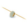 Pavè Aquamarine Birthstone Bead Charm