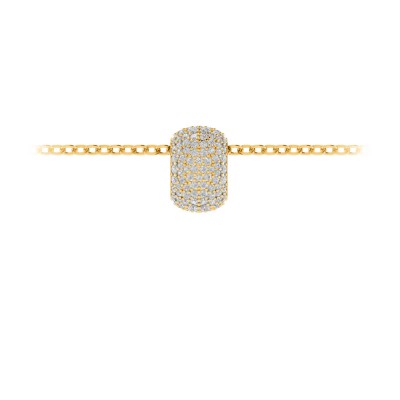 Pavé Lab Diamond Birthstone Bead Charm