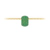 Pavé Emerald Birthstone Bead Charm