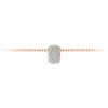Pavé Aquamarine Birthstone Bead Charm