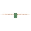 Pavé Emerald Birthstone Bead Charm