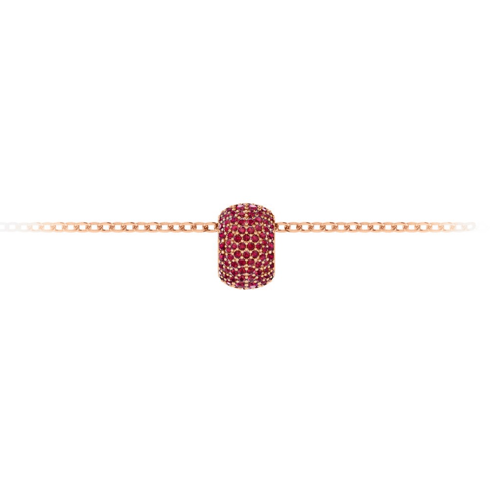 Pavé Ruby Birthstone Bead Charm