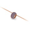 Pavé Alexandrite Birthstone Bead Charm