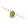 Pavé Peridot Birthstone Bead Charm