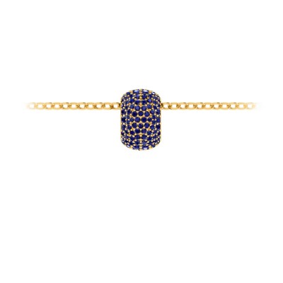 Pavé Sapphire Birthstone Bead Charm