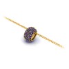 Pavé Sapphire Birthstone Bead Charm